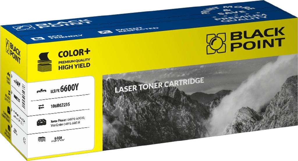 Toner Black Point LCBPX6600Y | yellow | 6 000 pp | Xerox 6600N / 6600DN / 6605N