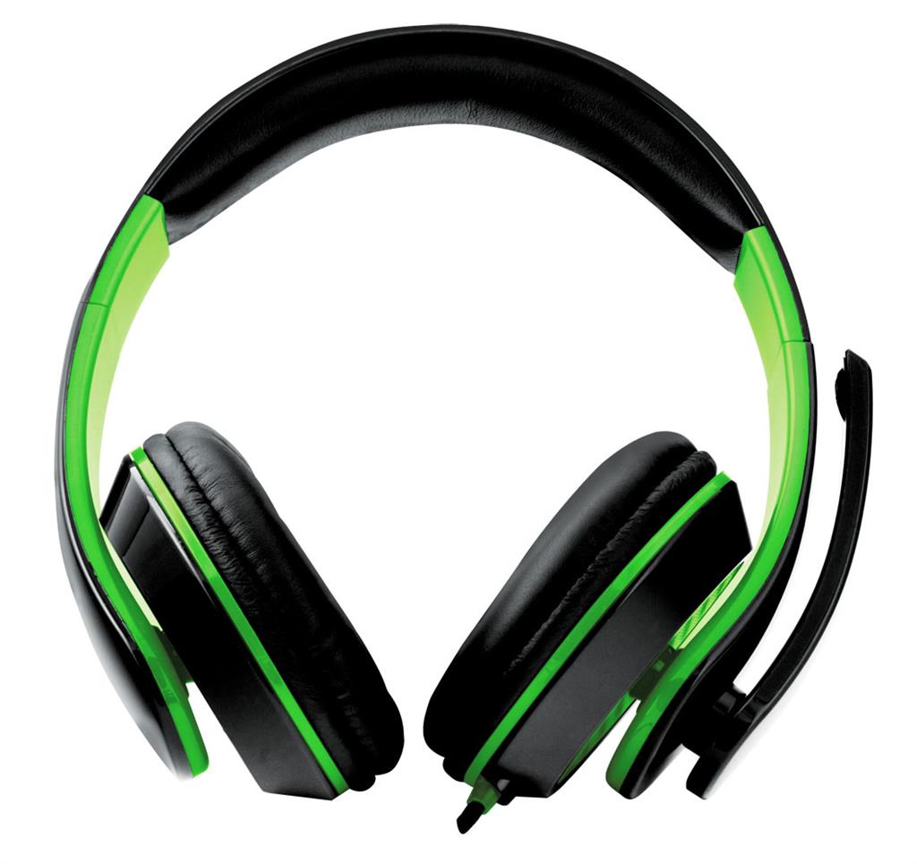 ESPERANZA EGH300G stereo headset with microphone for games - CONDOR - GREEN austiņas