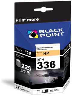 Ink Black Point BPH336 | Black | 6 ml | 225 p. | HP C9362