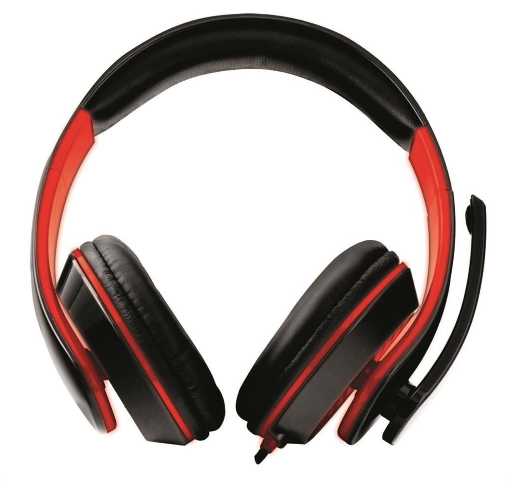 ESPERANZA EGH300R stereo headset with microphone for games - CONDOR - RED austiņas
