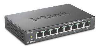 D-Link 8-port 10/100 Metal Housing Desktop Switch komutators