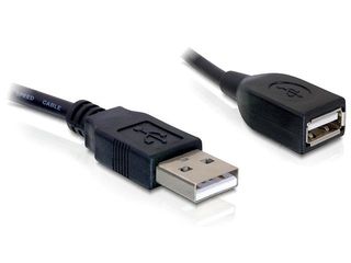 Delock Extension cable USB 2.0 A-A 15 cm male / female USB kabelis