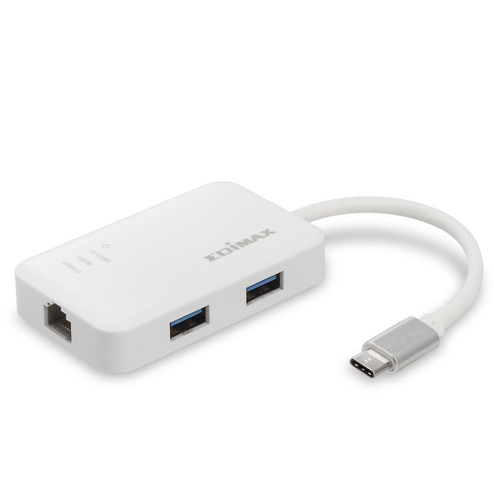 EDIMAX EU-4308 Eth Adp  1xGbE USB-C 3xUSB 3.0 adapteris