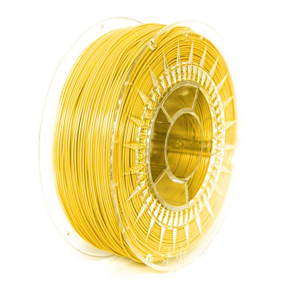 Filament DEVIL DESIGN / PLA / BRIGHT YELLOW / 1,75 mm / 1 kg. 3D printēšanas materiāls