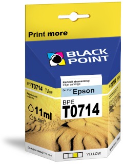 Ink Black Point BPET0714 | Yellow | chip | 13 ml | Epson T0714