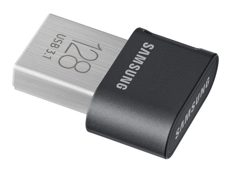 Samsung FIT Plus 128 GB, USB 3.1, Black/Silver USB Flash atmiņa