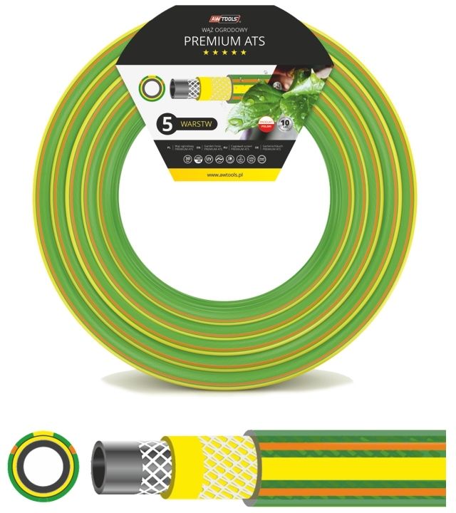 AWTOOLS GARDEN HOSE PREMIUM ATS 1/2