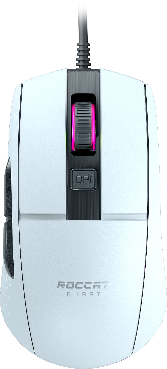 Roccat Burst Core white RGB Gaming Maus Datora pele