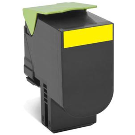 Toner Lexmark 802XY yellow | return | 4000 pgs | CX510de / CX510dhe / CX510dthe toneris