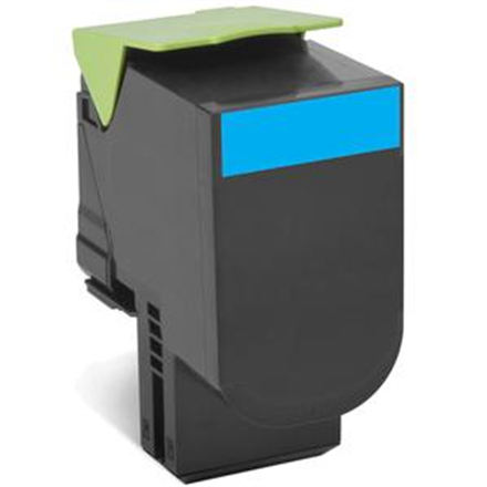 Toner Lexmark 802XC cyan | return | 4000 pgs | CX510de / CX510dhe / CX510dthe toneris