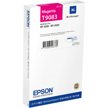 Ink Epson Cartridge XL Magenta | 39 ml | WF-6xxx Series kārtridžs