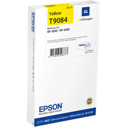 Ink Epson Cartridge XL Yellow | 39 ml | WF-6xxx Series kārtridžs