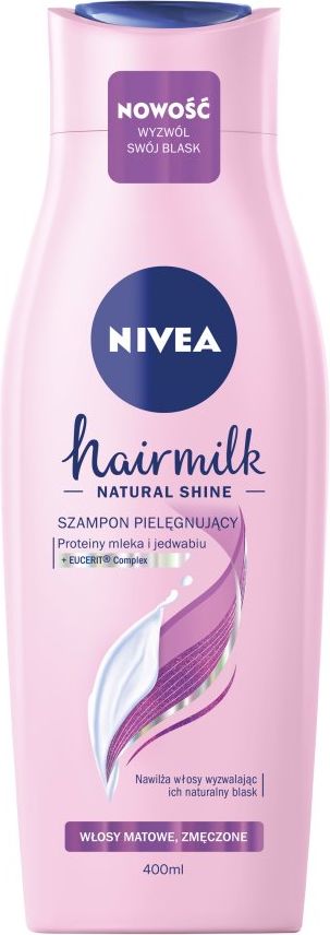 Nivea Hair Milk Szampon do wlosow matowych i zmeczonych 400 ml 0188616 (5900017063881) Matu šampūns