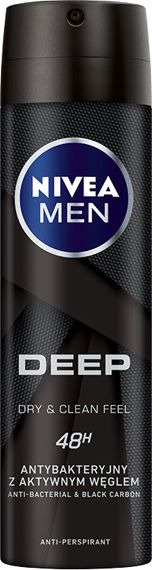 Nivea Men Dezodorant w sprayu Deep 150ml 0180027 (5900017062082)