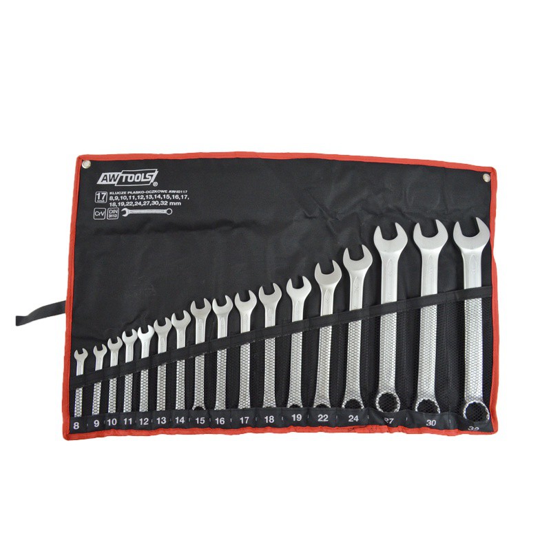 AWTools Set of combination wrenches 8-32mm 17 pcs. (AW40117)