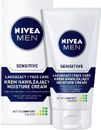 Nivea For Men Sensitive - Lagodny krem do twarzy 75ml 0188818 (4005808211456) kosmētika ķermenim