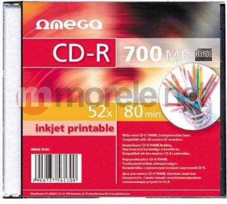 Omega CD-R 700 MB 52x 10 sztuk (56104) 56104 (5906737561041) matricas