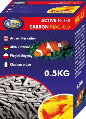 Aqua Nova WKLAD WEGLOWY 0.5kg 012252 (5904378735043) akvārija filtrs