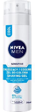 Nivea MEN Zel do golenia SENSITIVE COOL 200 ml 0188542 (5900017065434)