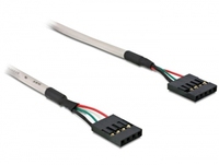 USB Kabel Delock Pinheader 4Pin -> 5Pin Bu/Bu 0,50m kabelis datoram