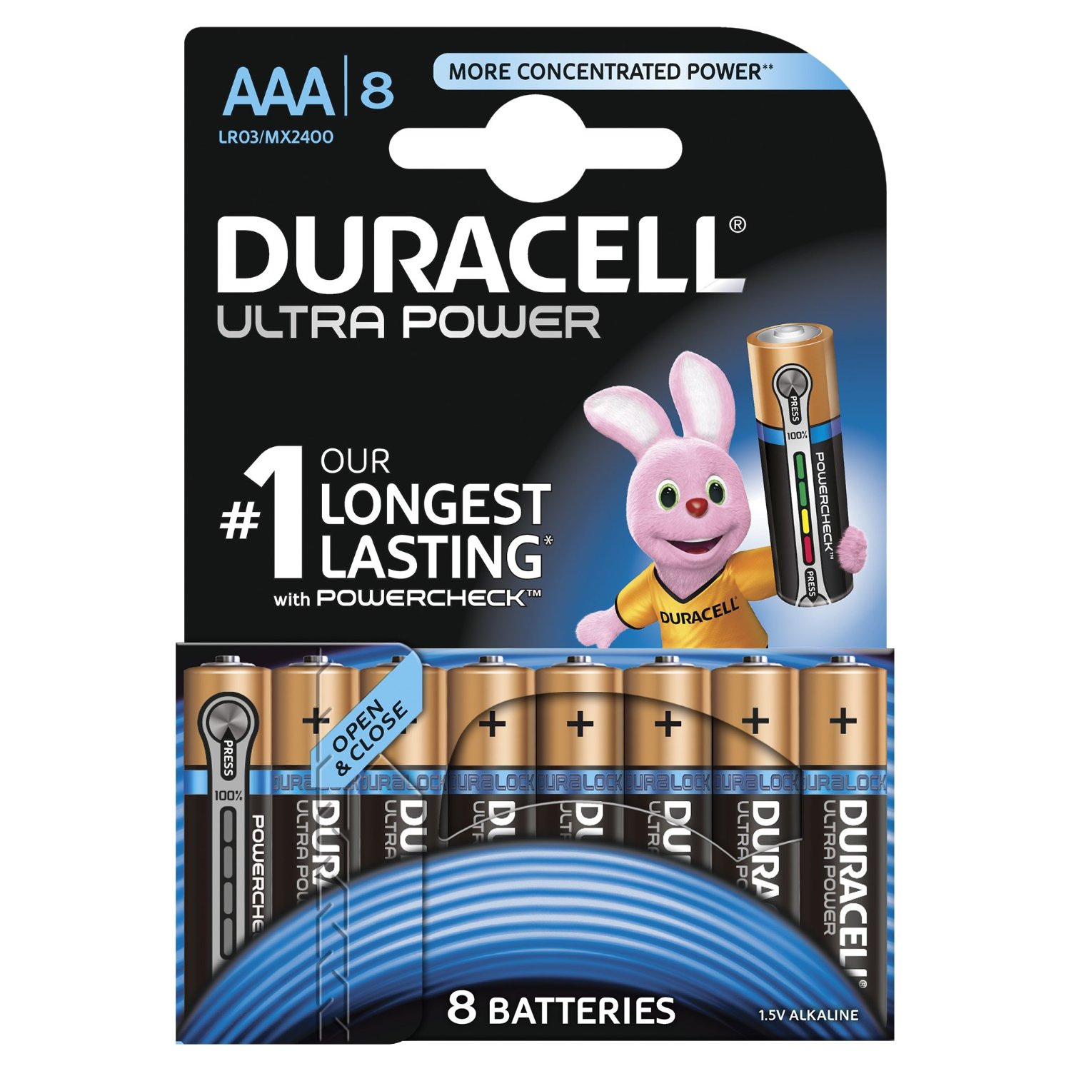 Duracell Ultra Power 8x AAA UPS aksesuāri