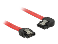 Delock SATA-Kabel Delock SATA III -> SATA links St/St 0.30m rot Cli kabelis datoram