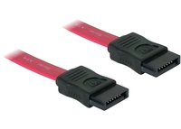 SATA-Kabel Delock SATA -> SATA St/St 0.30m rot kabelis datoram