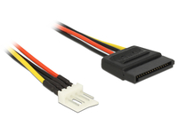 Stromkabel Delock SATA 15Pin -> Floppy 4Pin St/St 0.24m kabelis datoram