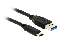 Delock USB 3.1 C / USB A 0.5m Black (83869) USB kabelis