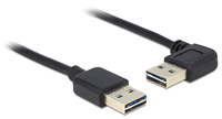 USB Kabel Delock A -> A St/St 1.00m 90  sw Easy USB USB kabelis