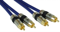 InLine 89715P 15m 2 x RCA Blau Audio-Kabel (89715P) adapteris