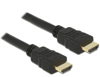 Delock Cable High Speed HDMI with Ethernet - HDMI A male > HDMI A male 4K 0.5m kabelis video, audio