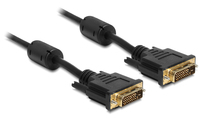 Delock  DVI(24+1) -> DVI(24+1) ma/ma 1,00m kabelis video, audio