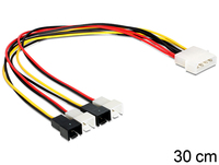 Delock fan power adapter - 2 pin internal power to 4 pin internal power - 30 cm kabelis datoram