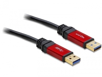 USB3.0 Kabel Delock A -> A St/St 5.00m Premium USB kabelis