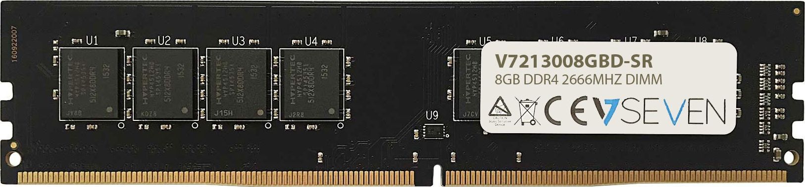 Pamiec V7 DDR4, 8 GB,2666MHz,  (V7213008GBD-SR) operatīvā atmiņa