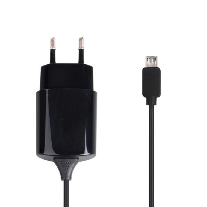 LIBOX Wall Charger microUSB cable, 2,1A LB0143 black iekārtas lādētājs