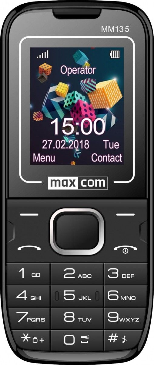 MAXCOM GSM Phone MM135 Mobilais Telefons