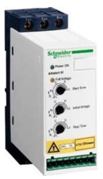 Schneider Electric Softstart 3-fazowy 380-415VAC 12A 5,5kW 400V Altistart ATS01N212QN auto akumulatoru lādētājs