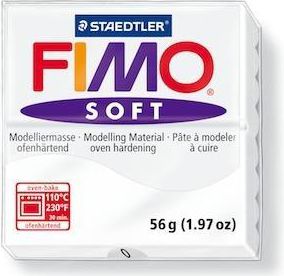 Staedtler Masa Fimo Soft 56g 0 bialy (185276) 185276 (4006608809393) materiāli konstruktoriem