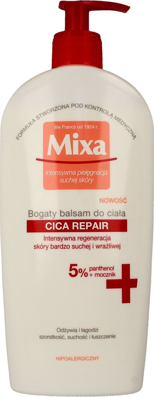 Mixa Bogaty Balsam do ciala Cica Repair - skora bardzo sucha i wrazliwa 400ml 09M34737 (3600550978698) kosmētika ķermenim