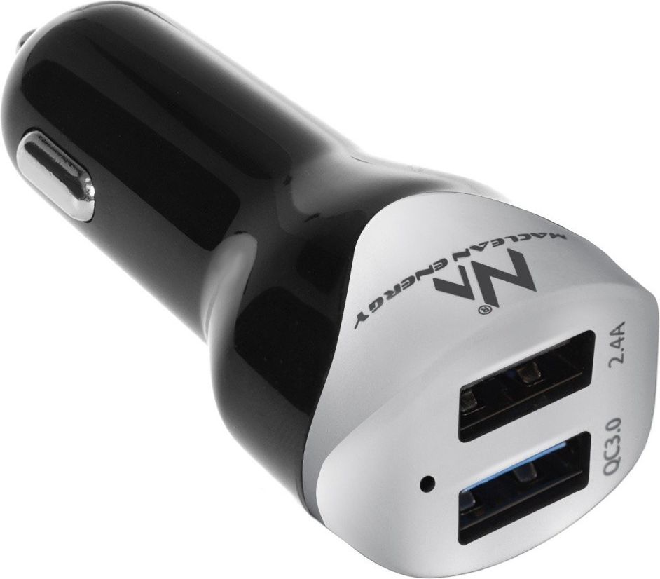 Car charger 2.4A 2xUSB  MCE157 Q.C3.0 silver iekārtas lādētājs