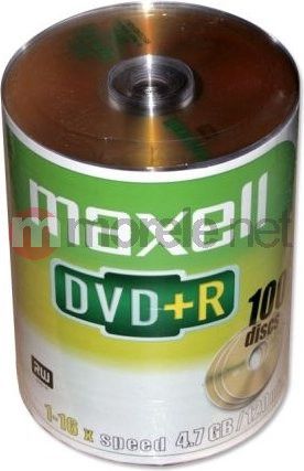 MAXELL DVD+R 4,7GB 16X SP*100 275737.30.TW matricas