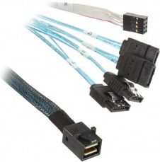 Silverstone SST-CPS05 Mini-SAS zu SATA 7-Pin Kabel - 50 cm kabelis datoram