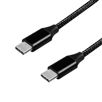 LogiLink USB-C 1.0m czarny kabelis, vads