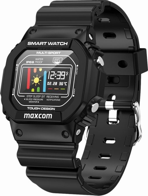 MaxCom fit FW22 black Viedais pulkstenis, smartwatch