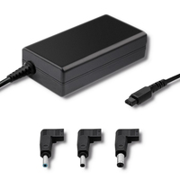 Power adapter designed for HP 65W 3plugs portatīvo datoru lādētājs