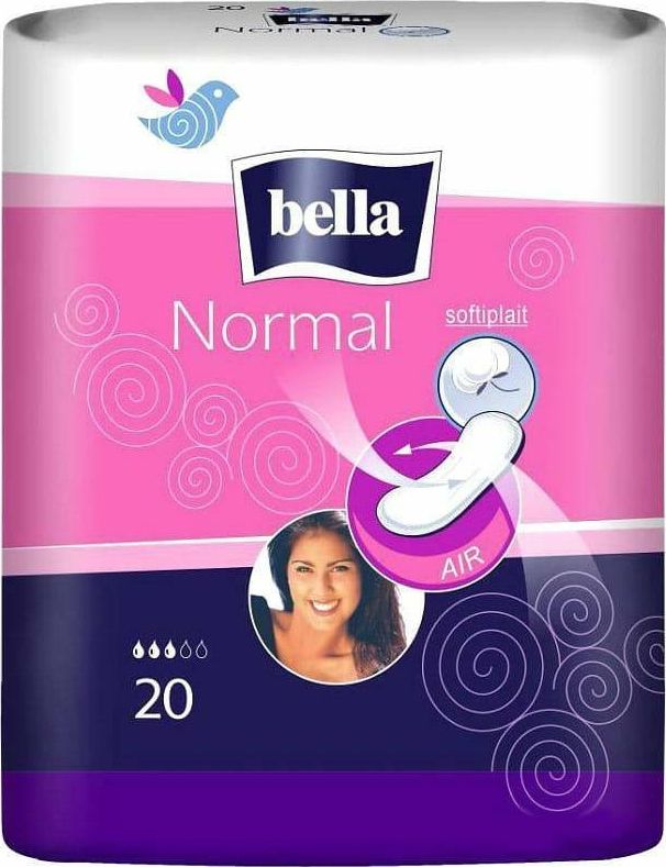 Bella Podpaski Bella Normal Krotkie 20szt Bez Skrzydelek OFE000365 kosmētika ķermenim