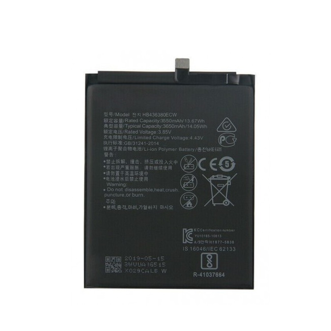 Riff HB436380ECW Analoga akumulators priekš Huawei P30 Li-Ion 3550mAh akumulators, baterija mobilajam telefonam