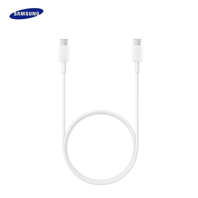 Samsung EP-DA705BWE Universāls Type-C uz Type-C Uzlādes & Datu Kabelis Balts 1m (OEM) USB kabelis